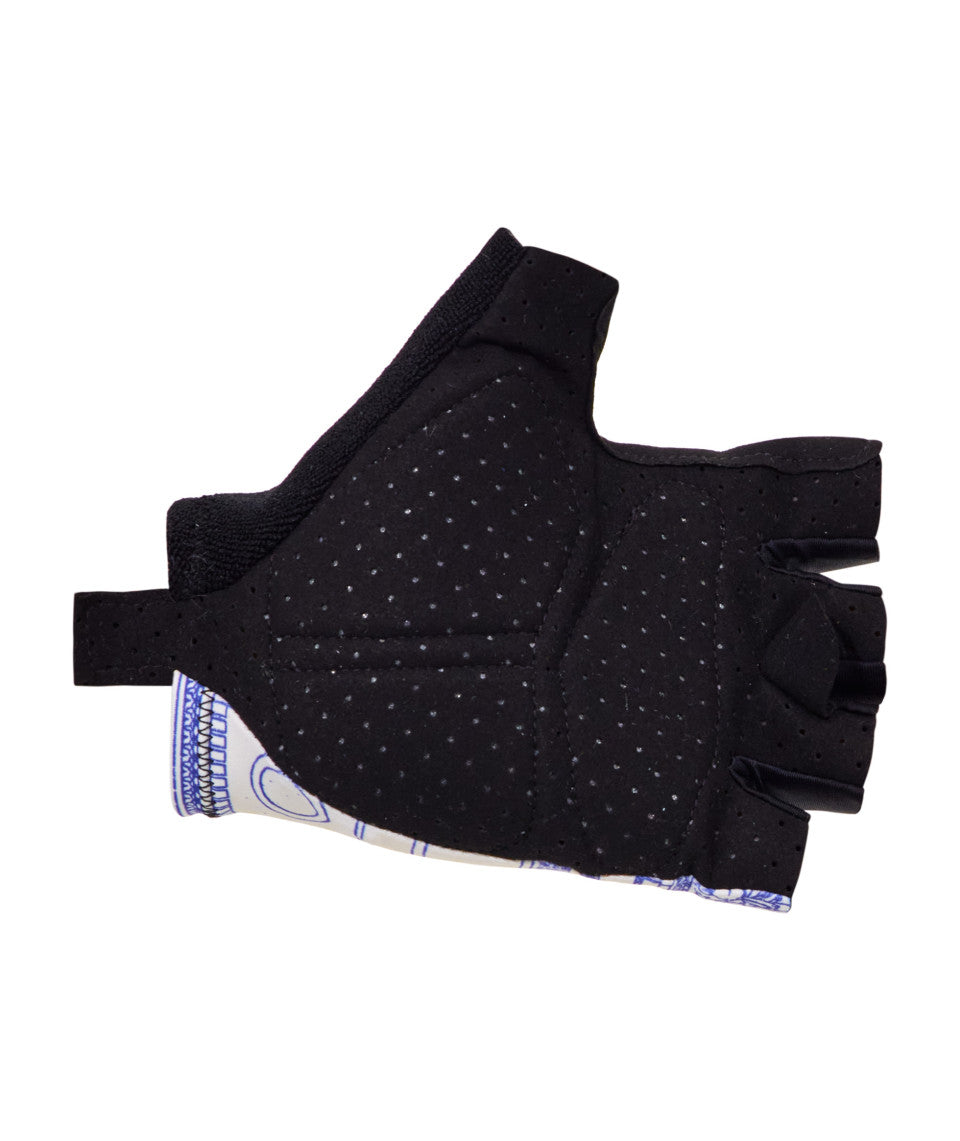Santini TDF Arrivee Arc De Triomphe Unisex Cycling Gloves (Print)
