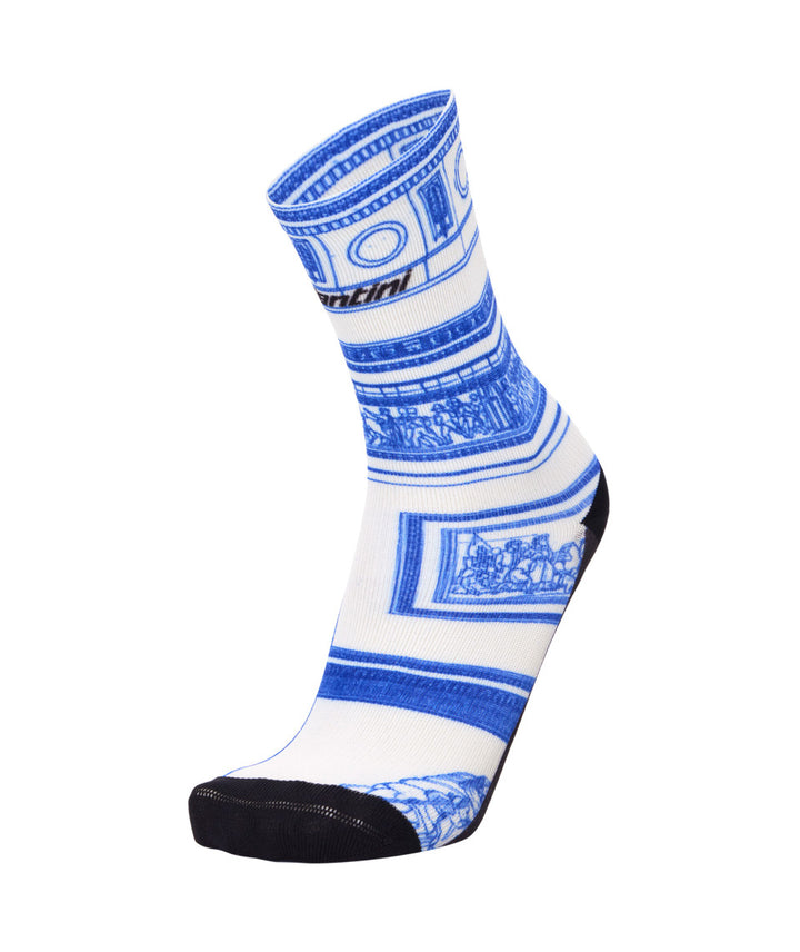 Santini Tdf  Arrivée Arc De Triomphe Unisex Cycling Socks (Print)