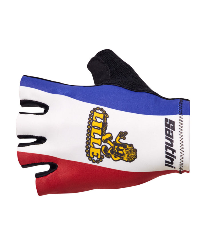 Santini TDF Grand Depart Lille Unisex Cycling Gloves (Print)
