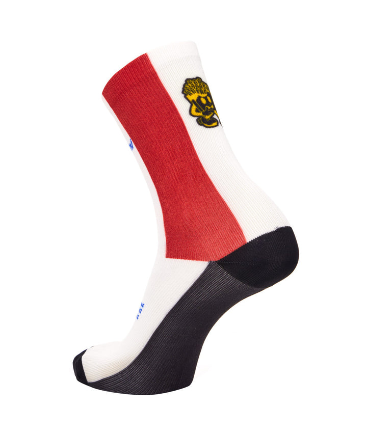 Santini Tour De France Grand Depart Lille Unisex Cycling Socks (White)