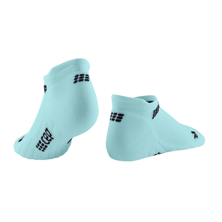 CEP Compression The Run No Show 4.0 Women's Running Socks (Light Blue)