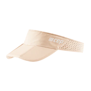 CEP Compression Run Visor Running Cap (Cream)