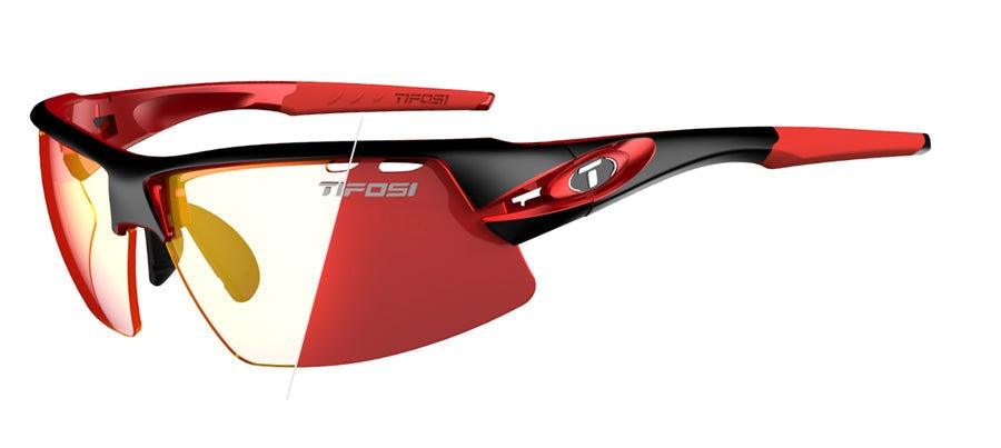 Tifosi Sizzle Crit Sport Sunglasses (Black/Red) - BUMSONTHESADDLE