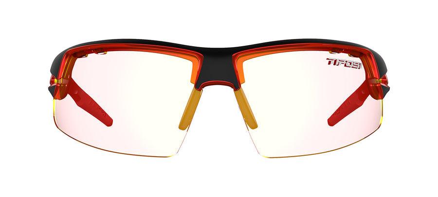 Tifosi Sizzle Crit Sport Sunglasses (Black/Red) - BUMSONTHESADDLE