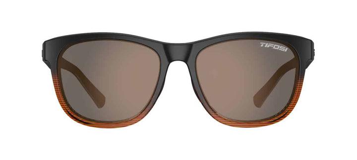 Tifosi Swank Sport Sunglasses (Brown Fade/Black) - BUMSONTHESADDLE