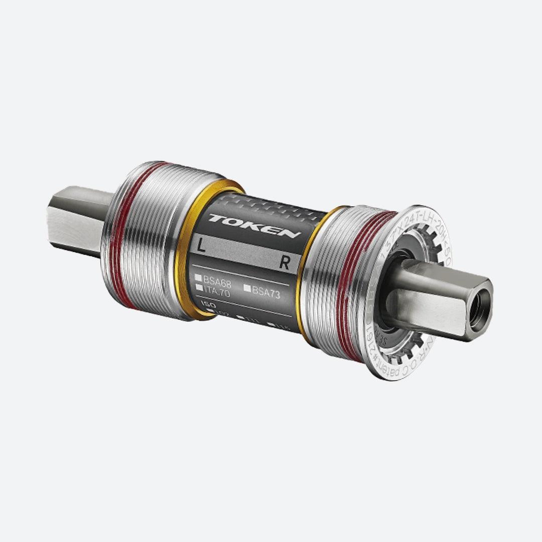 Token JIS Square Tiramic Bearing Bottom Bracket (Steel Grey) - BUMSONTHESADDLE