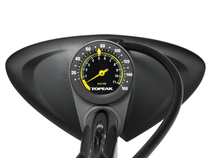 Topeak JoeBlow Max High Pressure Floor Pump (Black) - BUMSONTHESADDLE