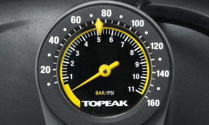Topeak JoeBlow Max High Pressure Floor Pump (Black) - BUMSONTHESADDLE