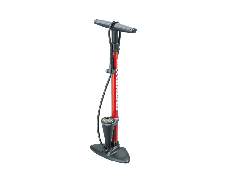 Topeak JoeBlow Max High Pressure Floor Pump (Red) - BUMSONTHESADDLE