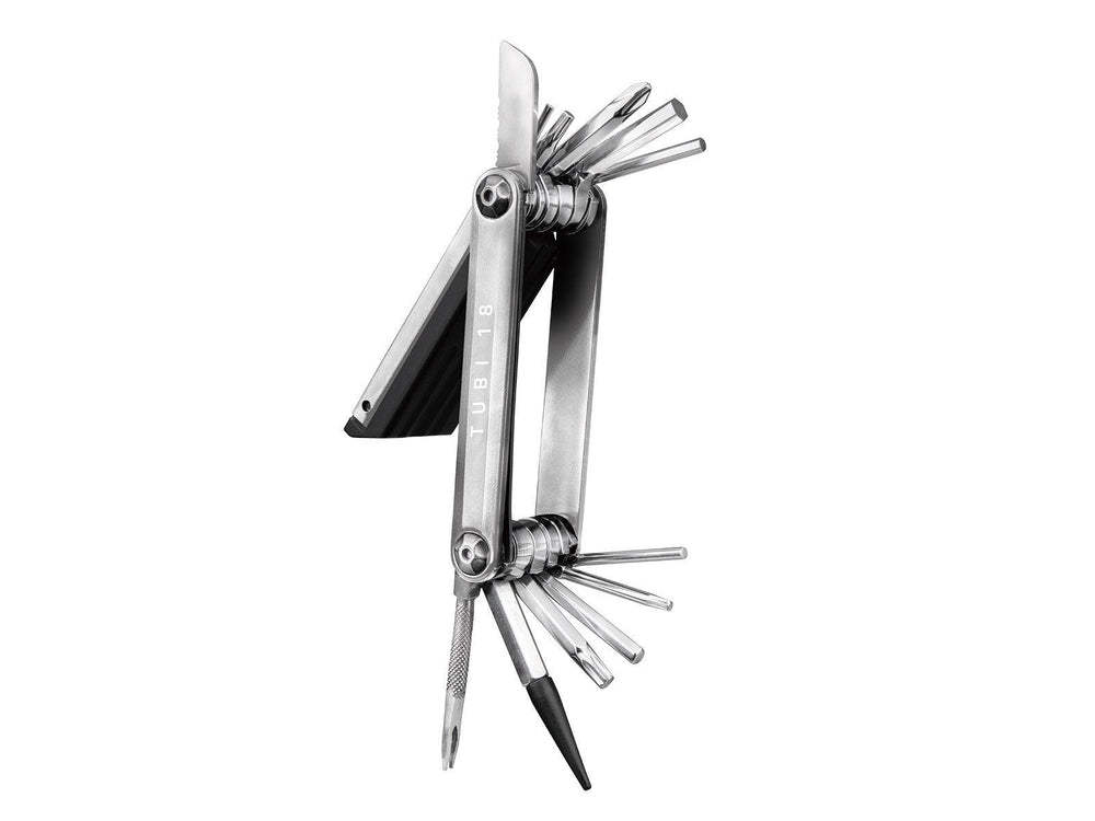 Topeak Tubi 18 Multitool (Silver) - BUMSONTHESADDLE