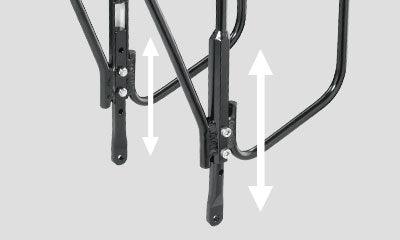 Topeak Uni Suoer Tourist DX Pannier Rack (Black) - BUMSONTHESADDLE