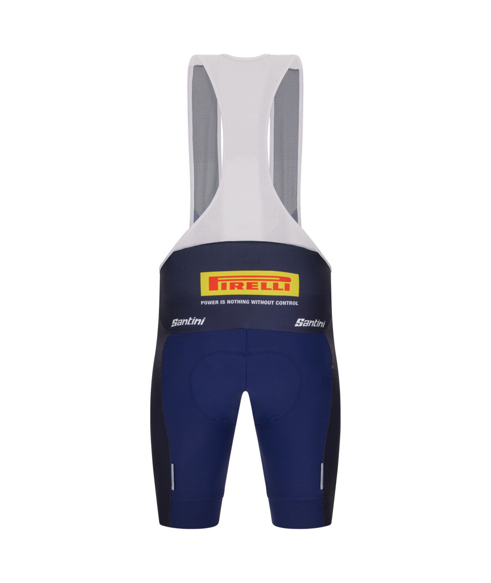 Santini Trek Factory Racing Men's Cycling Bibshorts (Navy Blue)