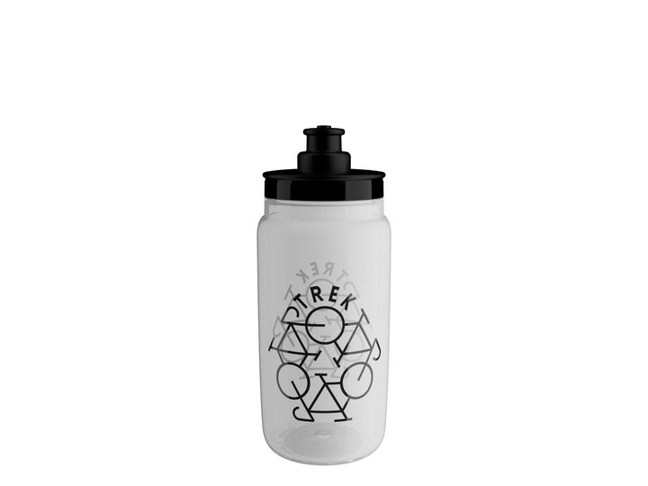 Trek Fly Bottle (Clear/Black) - BUMSONTHESADDLE