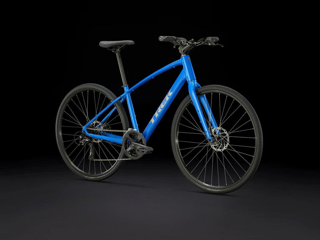 trek fx1 bicycle Trek FX 1 (Alpine Blue) – BUMSONTHESADDLE