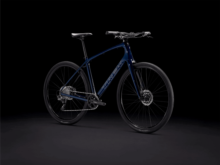 Trek FX Sport 5 (Navy Carbon Smoke) - BUMSONTHESADDLE