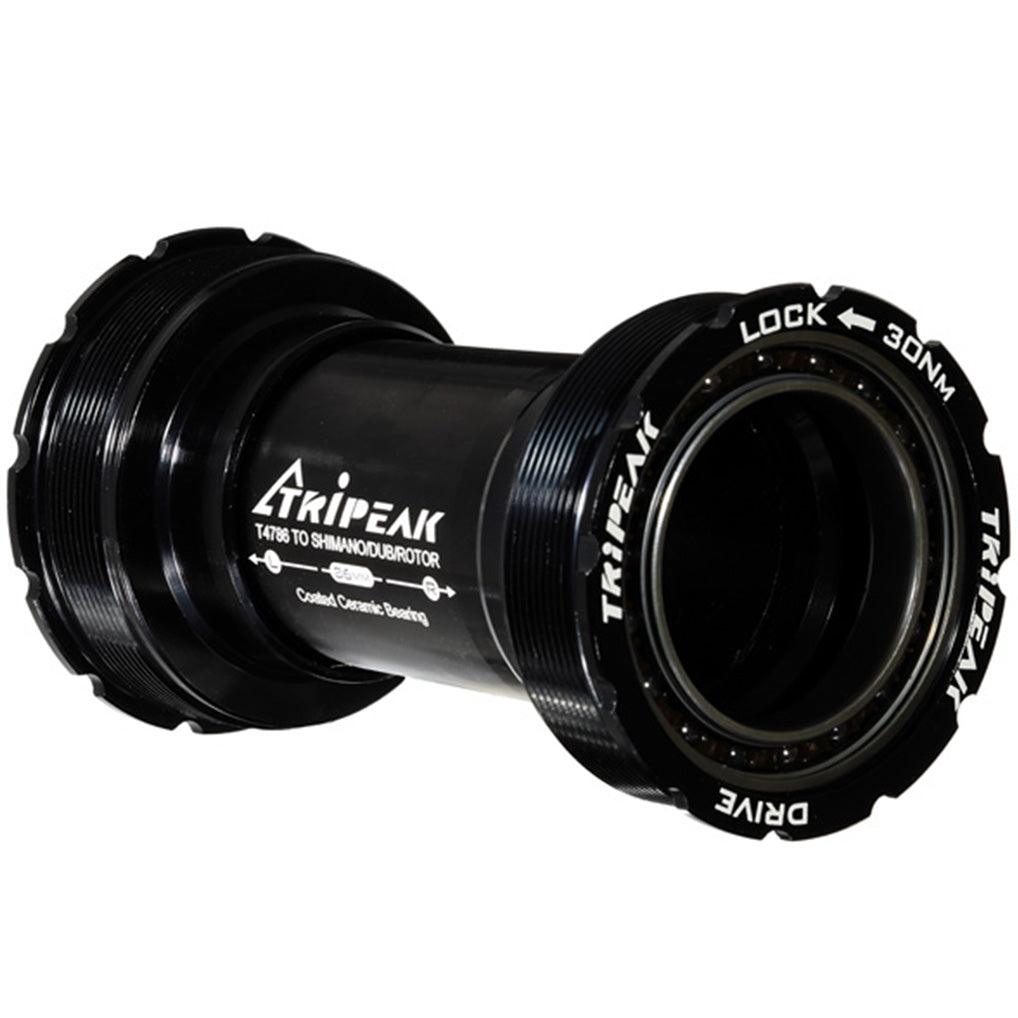 Tripeak T47 Coated Ceramic Bottom Bracket - Shimano/Sram (Black) - BUMSONTHESADDLE