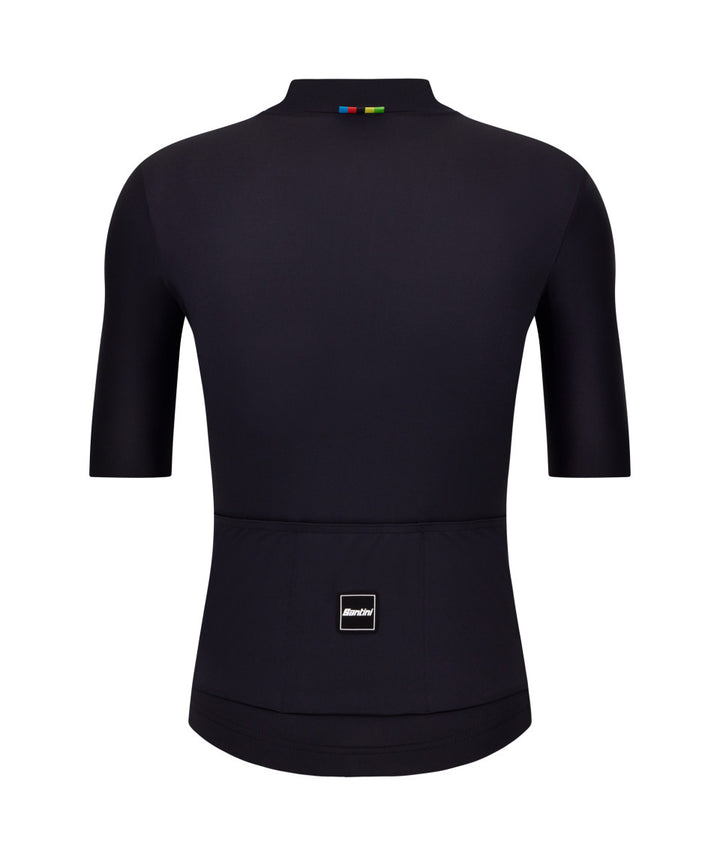 Santini UCI World Champion Mondo Unisex Cycling Jersey (Black)