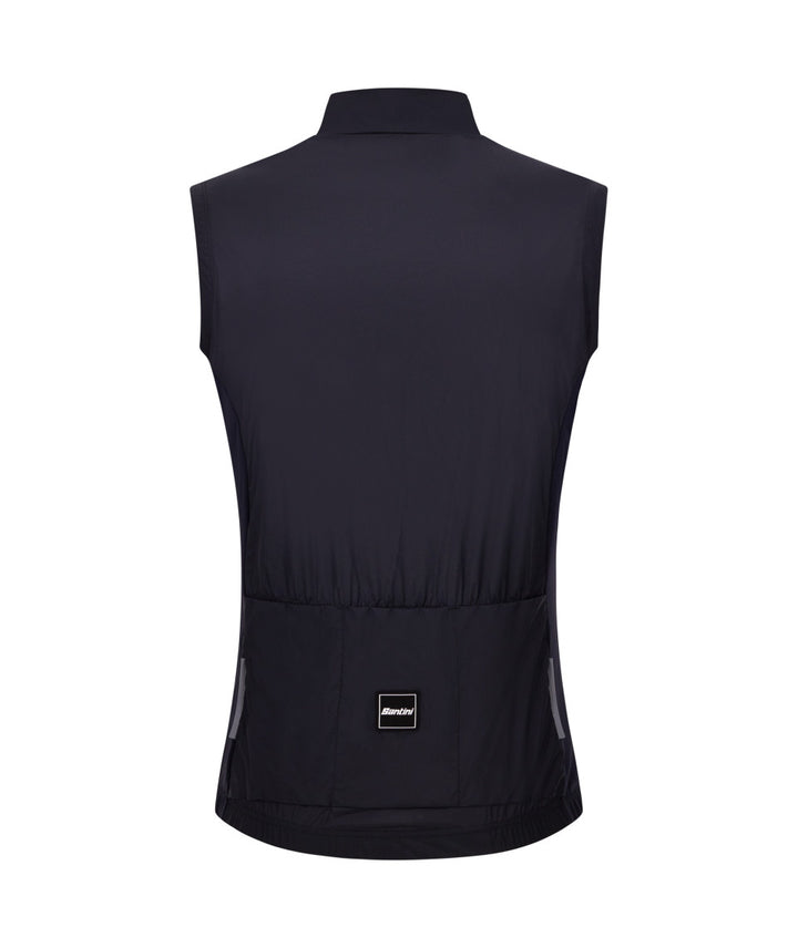 Santini UCI World Champion Mondo Men's Cycling Wind Vest (Black)