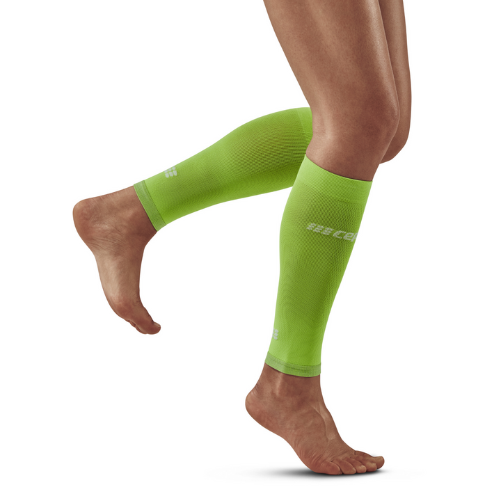 CEP Ultralight Compression Women's Calf Sleeves (Flash Green/Black)