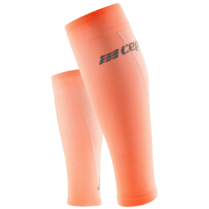 CEP Compression Ultralight Women's Compression Calf Sleeves (Ultralight Coral/Cream)