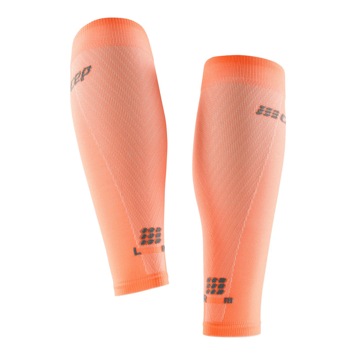 CEP Compression Ultralight Women's Compression Calf Sleeves (Ultralight Coral/Cream)