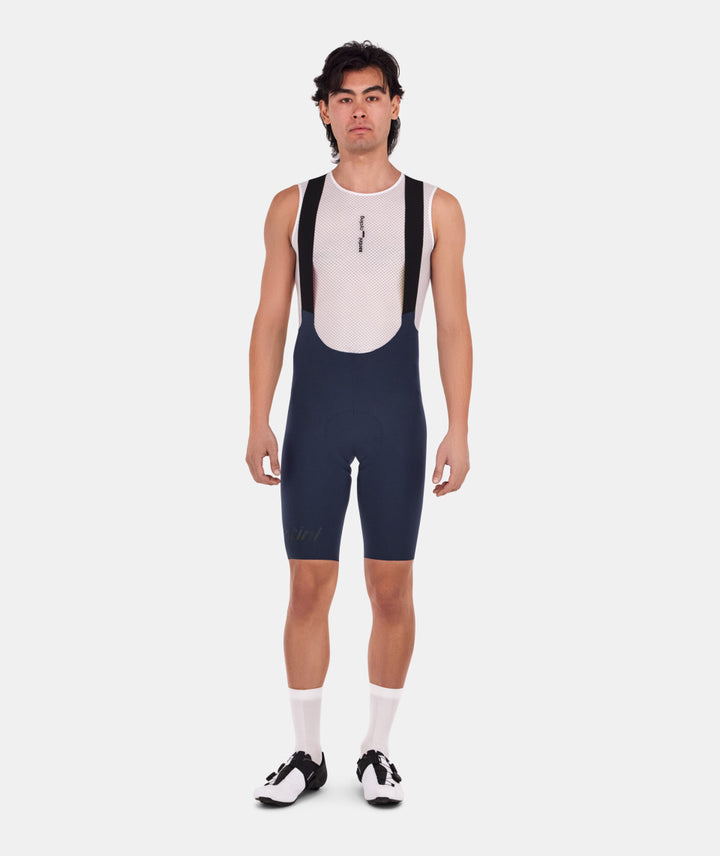 Santini Unico Edge Men's Cycling Bibshorts (Navy Blue)