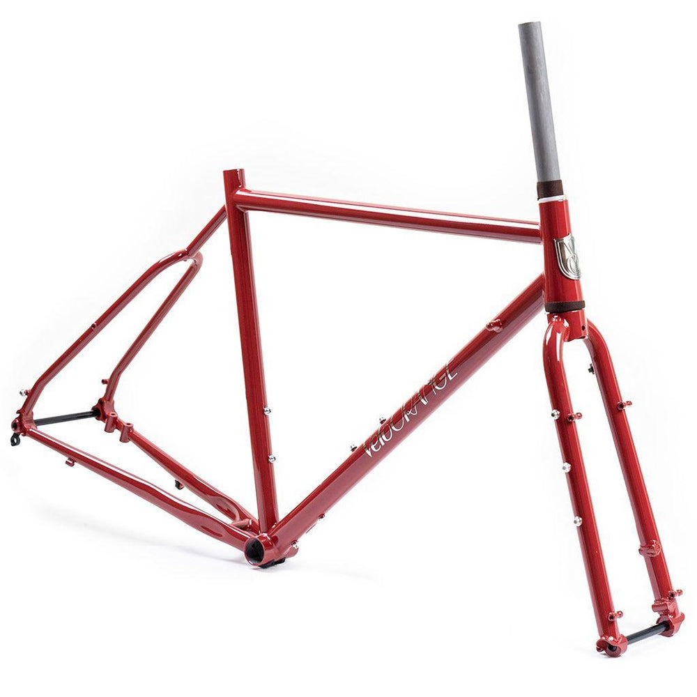 Velo Orange Pass Hunter Frameset (Burgundy) - BUMSONTHESADDLE