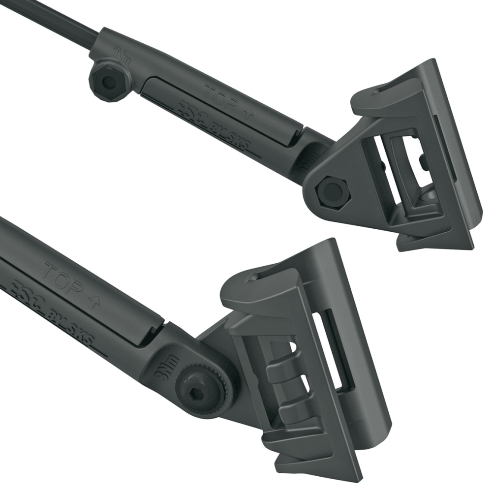 Veloflexx 55mm Mudguard Set (Black) - BUMSONTHESADDLE