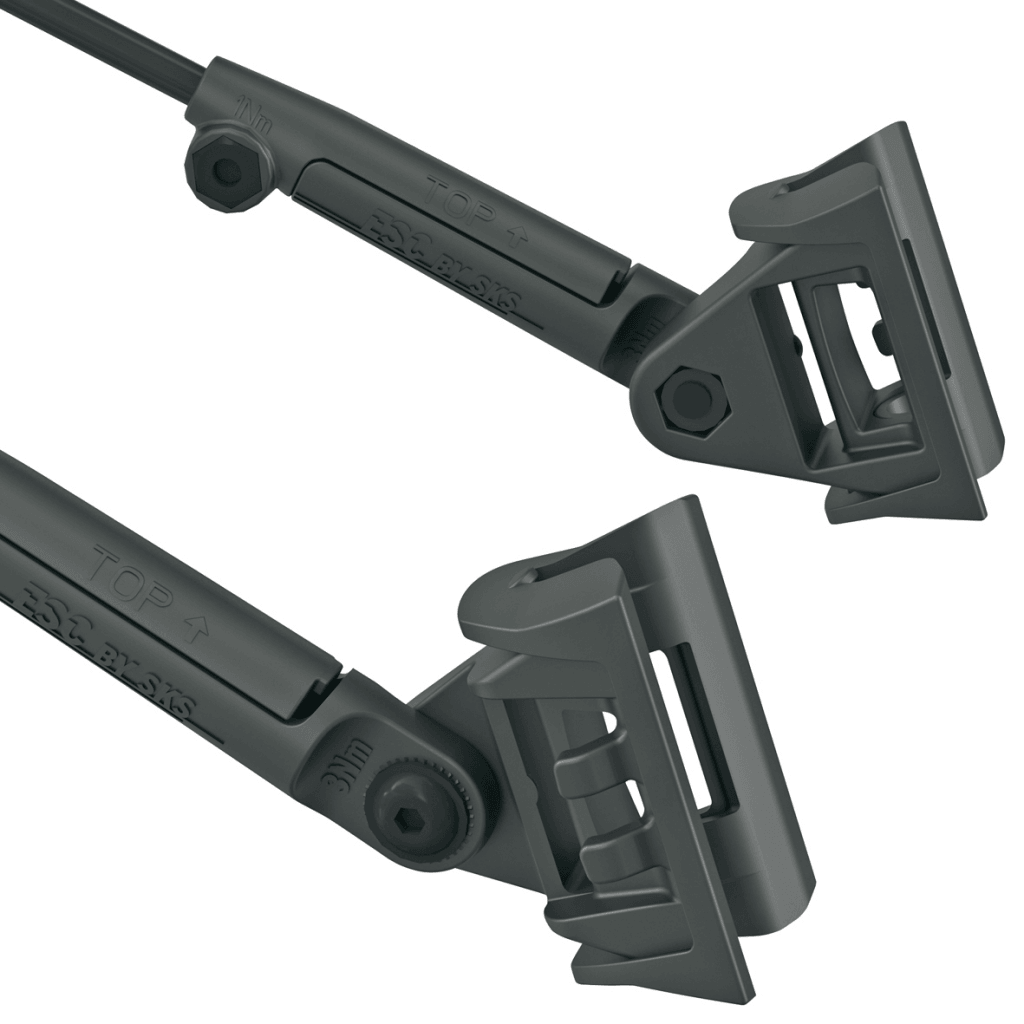 Veloflexx 55mm Mudguard Set (Black) - BUMSONTHESADDLE