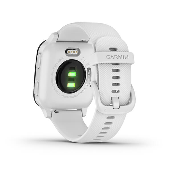 Garmin Venu Sq Music Edition Smart Watch (White/Slate)