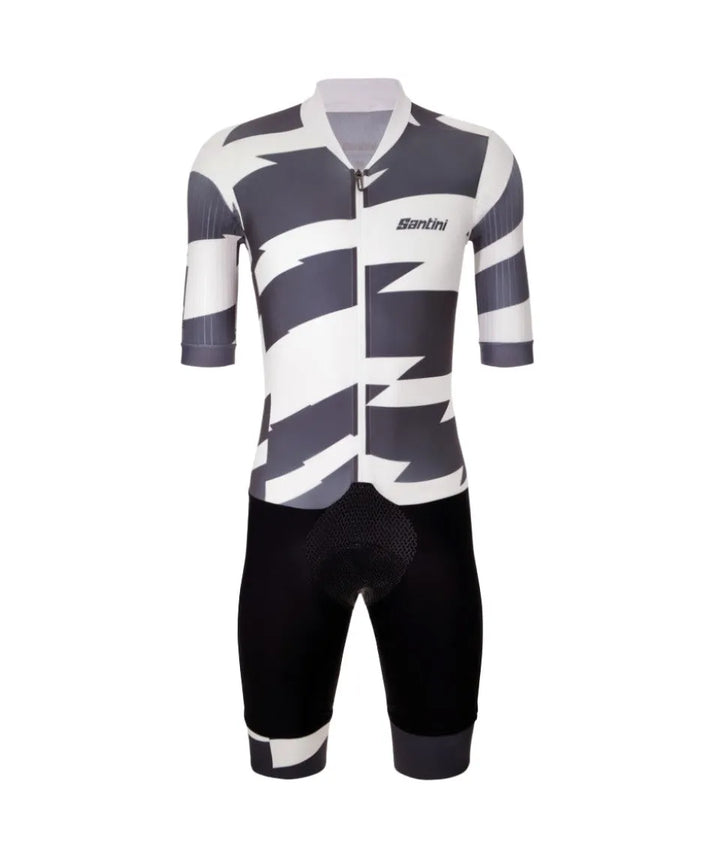 Santini Viper Furia Men's Cycling Suits (Black/White)