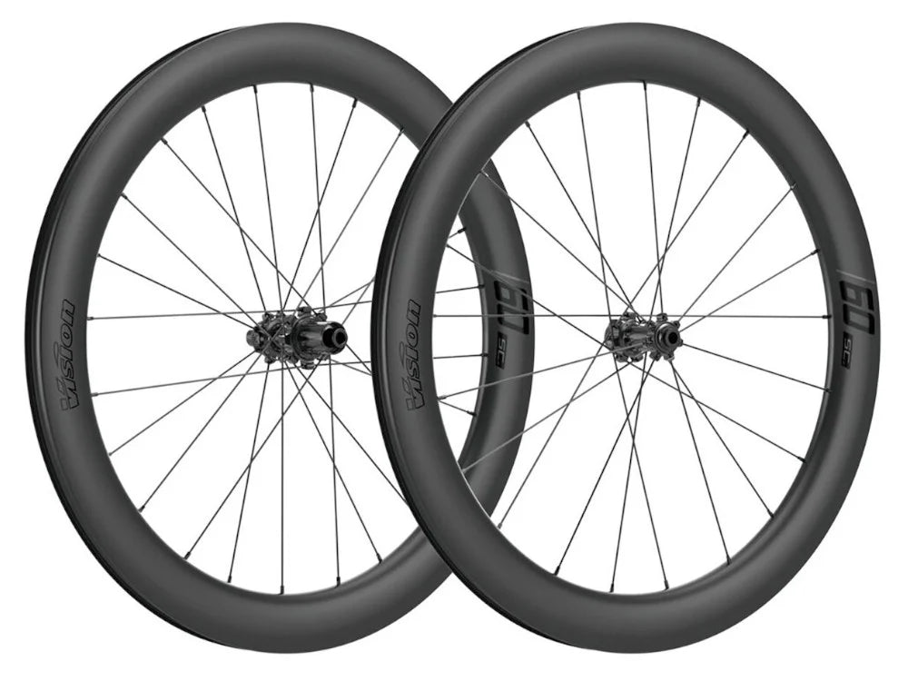 Vision SC 60 i23 Carbon Tubeless Ready Disc Brake Wheel - Shimano Hypherglide (Black)