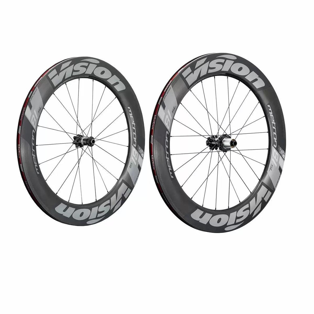 Vision Metron 81 Carbon Tubeless Disc Brake Wheel - Shimano/Sram (Black) - BUMSONTHESADDLE