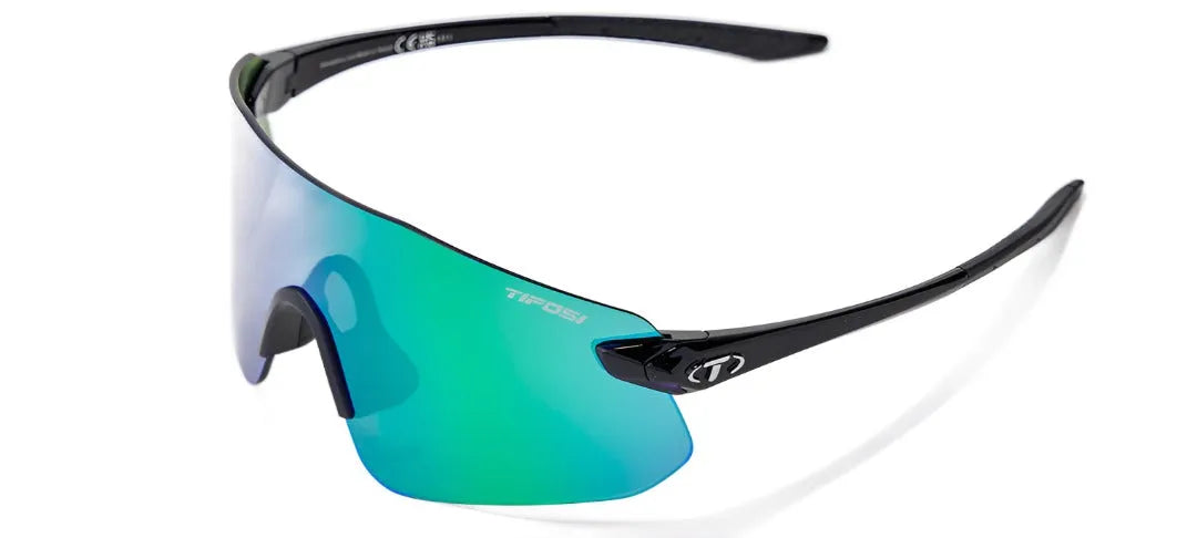 Tifosi Vogel SL Sport Sunglasses (Smoke Green/Gloss Black)