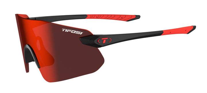 Tifosi Vogel SL Sport Sunglasses (Black Smoke/Red)