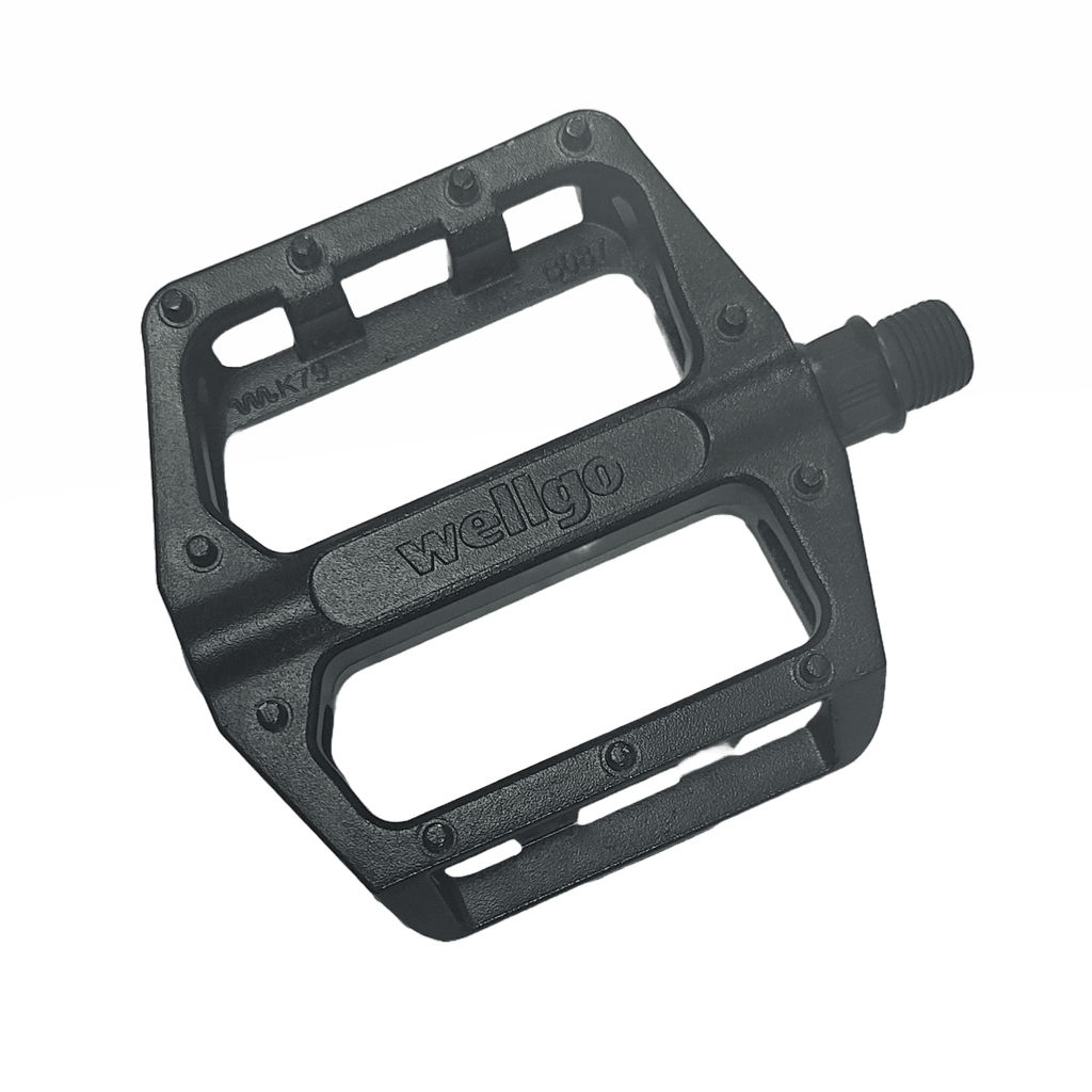 Wellgo B087 Flat Pedals (Black) - BUMSONTHESADDLE