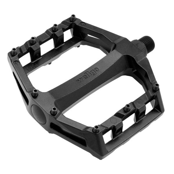 Wellgo B354DU Flat Pedals (Black) - BUMSONTHESADDLE