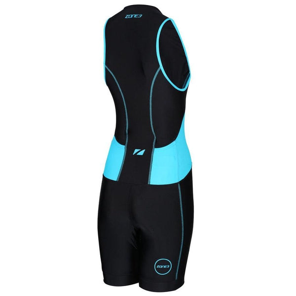 Zone 3 Activate Women's Cycling Trisuit (Black/Turquoise)