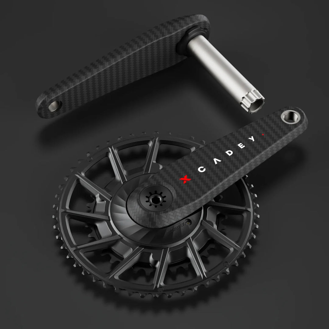 XCADEY Ventus Easton Lite Crankset Power Meter (Black)