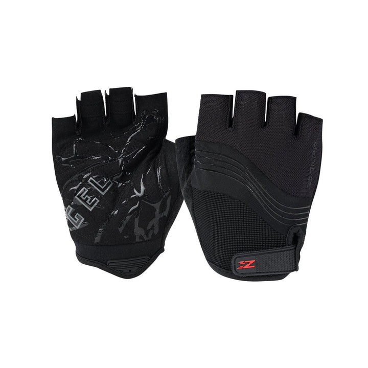 Zakpro Gel Series Unisex Cycling Gloves (Black) - BUMSONTHESADDLE