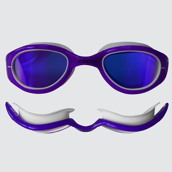 Zone 3 Attack Sport Sunglasses (Purple/White) - BUMSONTHESADDLE