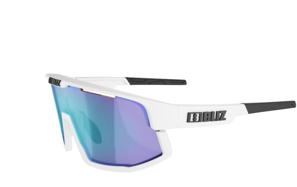 Bliz Vision Sport Sunglasses (Smoke w Blue Multi/White)