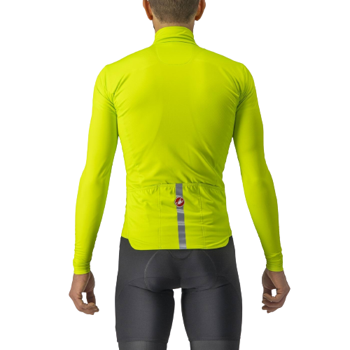 Castelli Pro Thermal Mid LS Mens Cycling Jersey (Electric Lime)