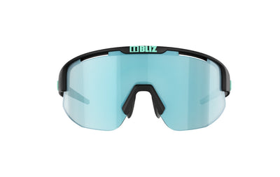 Bliz Matrix Small Sport Sunglasses (Smoke Ice Blue/Matte Black)