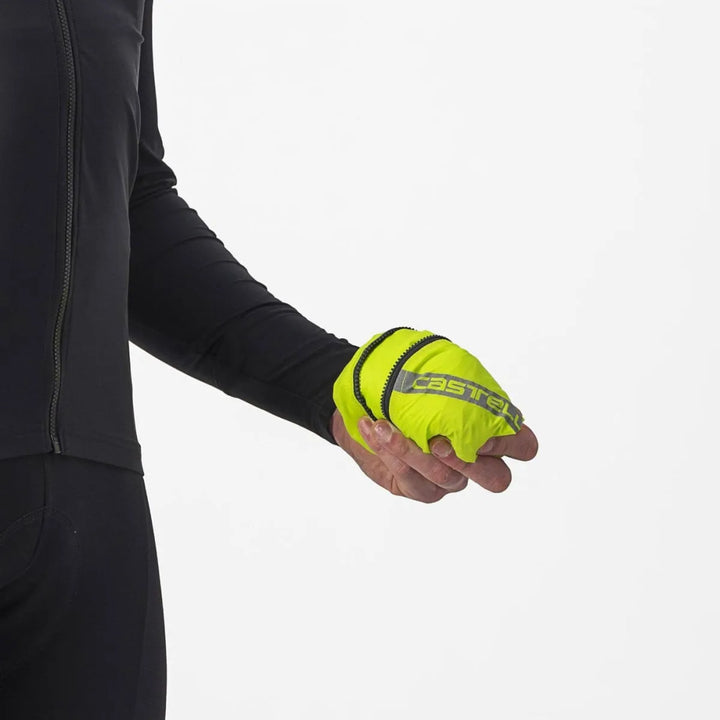 Castelli Squadra Stretch Mens Cycling Jacket (Electric Lime/Dark Gray)