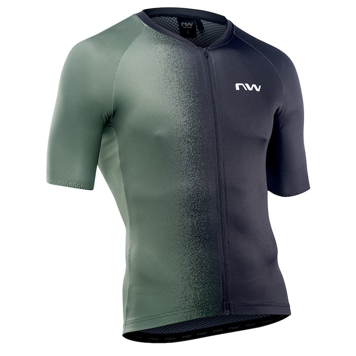Northwave Blade Mens Cycling Jersey (Green Forest/Black)