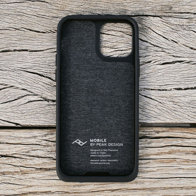 Peak Design Mobile Everyday Fabric Case For iPhone 13 Mini (Charcoal)
