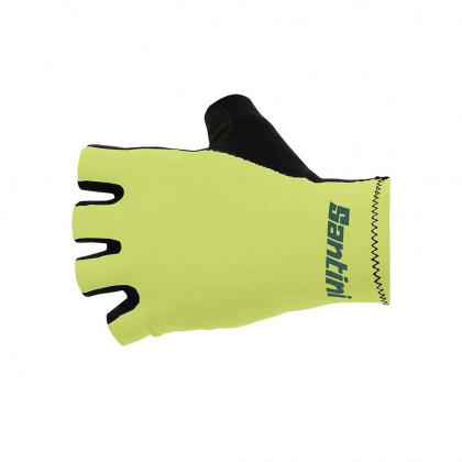 Santini Redux Istinto Unisex Cycling Gloves (Fluo Green)