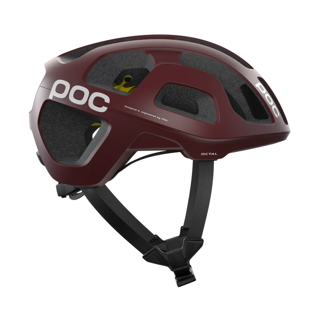 POC Octal MIPS Road Cycling Helmet (Propylene Red Matt)