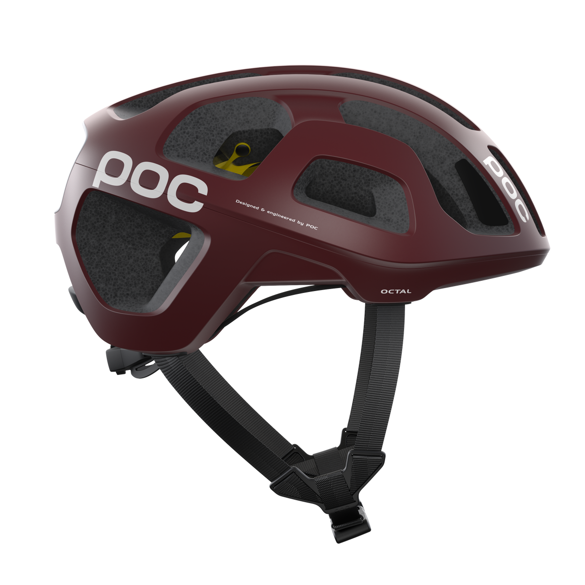POC Octal MIPS Road Cycling Helmet (Propylene Red Matt)